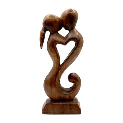 20cm Assorted Wooden Abstract Figurine